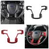 Steering Wheel Panel Decoration Cover Trim Moulding Sticker for Ford F150 2015 2016 2017 2018 2019 ABS Interior Accessories