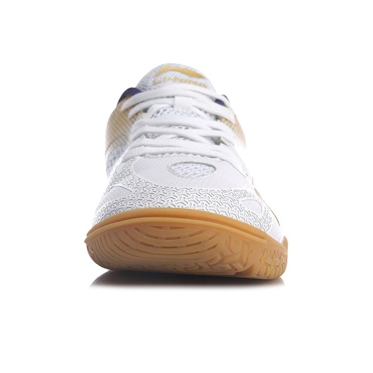 Li Ning Qilin Strapazierfähige Rutschfeste Low-Top Trainingsschuhe Unisex Sneaker Weiß Platin APPP001-2