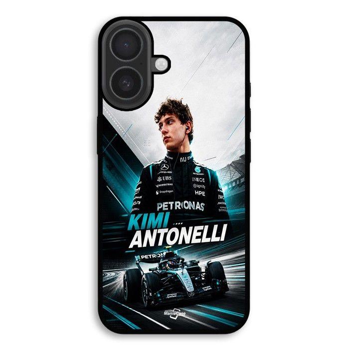 Hülle Für iPhone 17 Kimi Antonelli Champion Mercedes F1 Rennteam Nummer 12 Maniacase schwarz