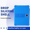 Pour Oppo Pad 3/OnePlus Pad Pro Étui en Silicone avec Béquille Housse de Protection Robuste