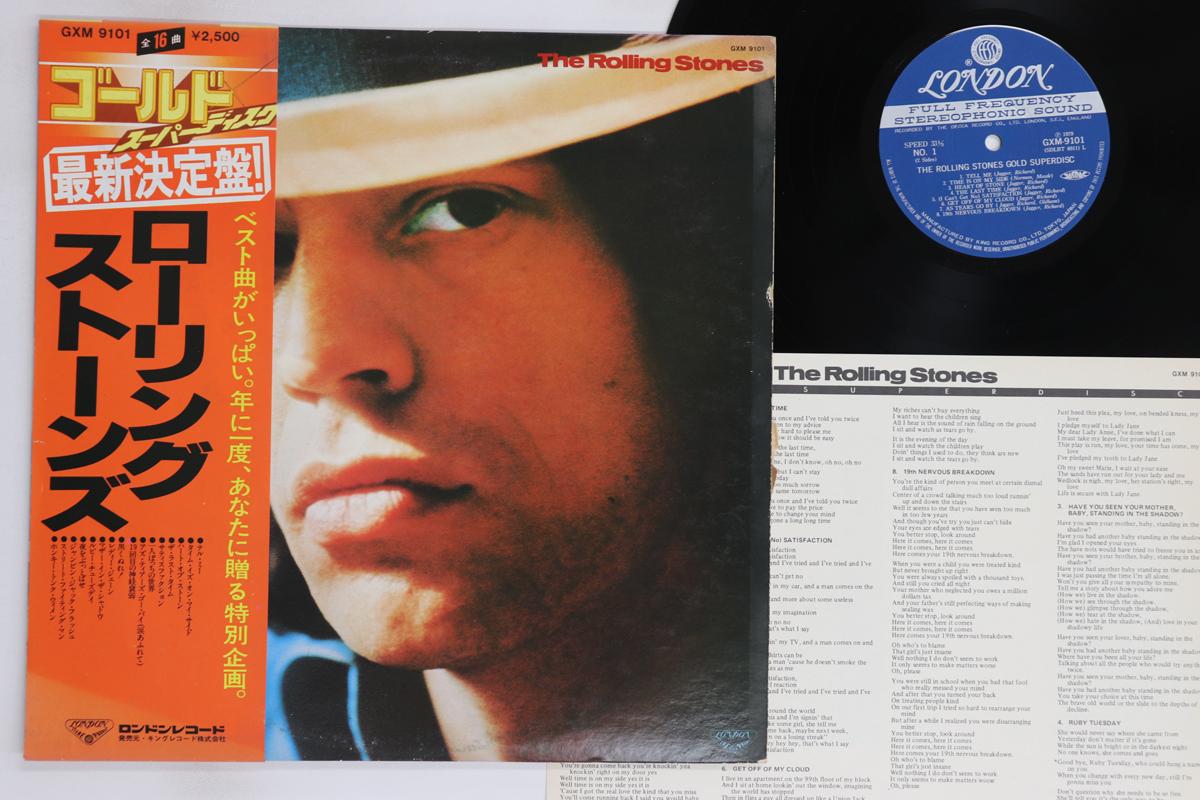 

LP Record ROLLING STONES - Gold Superdisc GXM9101 LONDON 1979 Japan Obi Rock Used