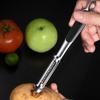 5 In 1 Fruit Vegetable Peeler Hole Digging Bottle Opener Zinc Alloy Ergonomic Non Slip Handle for