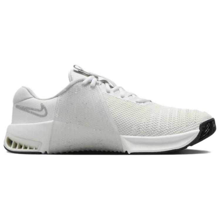 Nuove Nike Metcon 9 Premium Summit White Sail Black Argento Metallizzato da Donna FQ7217-101