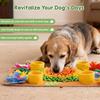 Avont Snuffle Mat for Dogs, Sniff Activity Interactive Sniffing Feeding Puzzle Slow Feeder for Puppies Cats Pets, Stress Relief Foraging Skills Brain