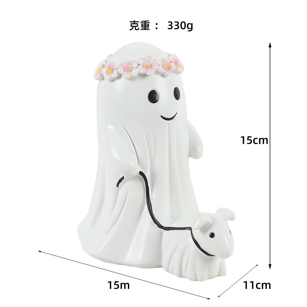 New ghost doll ornament Halloween creative home desktop couple anniversary souvenir funny