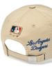 Emelbi Cooperstown Patch Unstructured Ball Cap La (Beige)