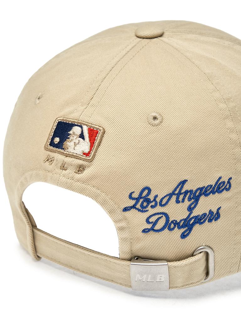 Emelbi Cooperstown Patch Unstructured Ball Cap La (Beige)