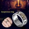 3pcs Vintage Copper Coin Pixiu Ring Chinese Feng Shui Unisex Amulet Adjustable Ring For Men Women Bring Wealth Good Luck Jewelry Gift
