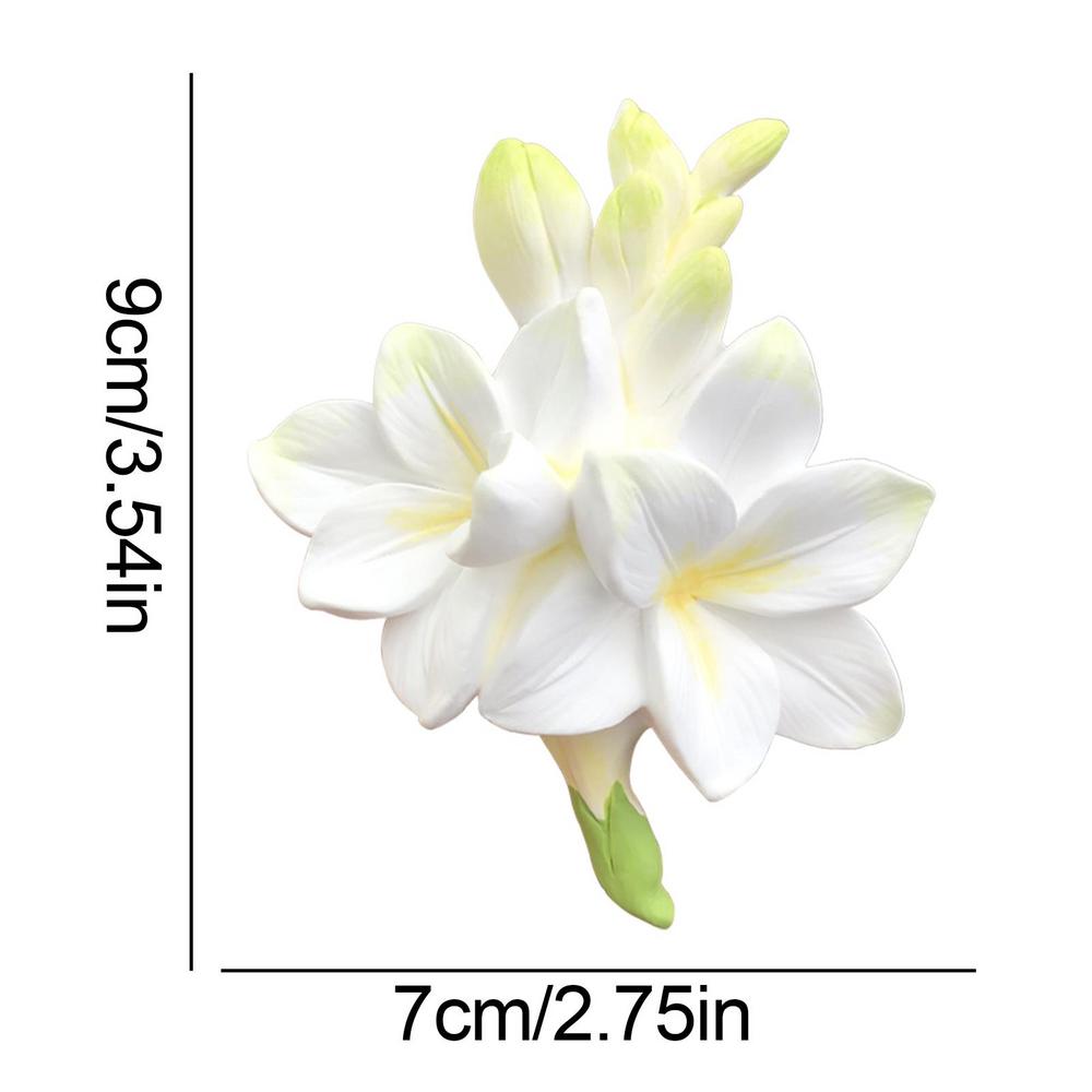 Flower Air Vent Clips Freesia Auto Diffuser Vent Clip Odor Eliminator For Workplace Automotive Fragrance Decoration