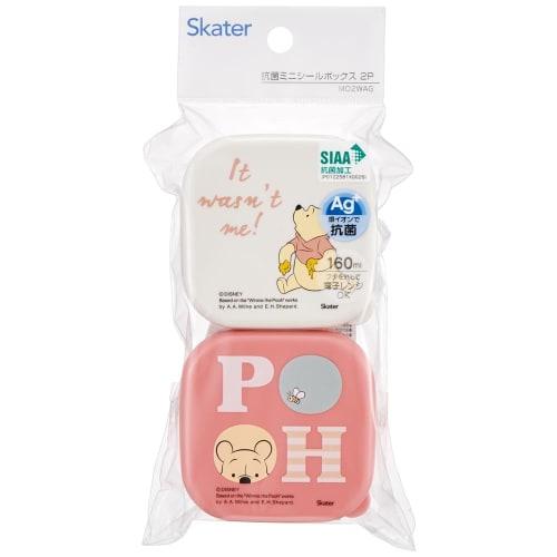 Skater Mini Seal Container Storage Container Side Dishes 160ml Set of 2 Disney Winnie the Pooh BOLD&TRU MO2WAG-A