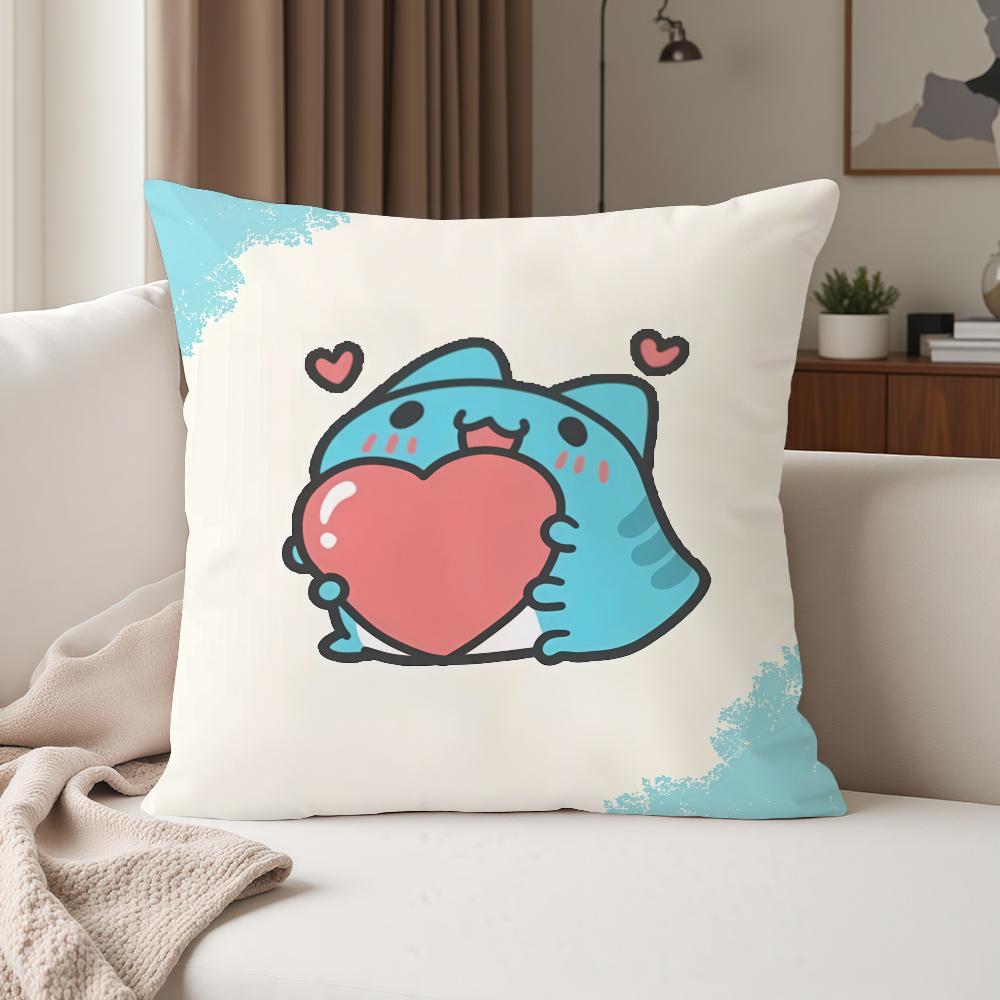 Cute BBugcatCapoo Cartoon Pillow Case Suitable For Bedrooms Living Rooms Cars Home Decoration