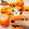 Halloween Pumpkin Ghost Squeeze Pinch Toy Kids Favors Halloween Party Supplies Stress Relief Fidget Toys Birthday Gifts