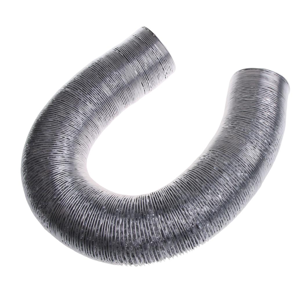 Flexible Dryer Vent Hose Aluminum Air Ducting Smoke Pipe with 2Screw Clamps 250MMWG Working Pressure 1.5m/3m/6m Optional