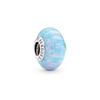 Sparkling Light Blue Opal Charm 925 Silver Pendant for Women 791691C01