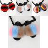 New Girls Fur Slippers Sandals Shoes Soft Luxury Women Lady Slides