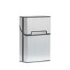 Korean Style Aluminum Alloy Cigarette Case, Holds 20 Regular or Slim Sticks, Magnetic Flip-Top, Unisex Design