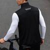 Mens Fleece-Lined Windproof Cycling Vest Road Bike Riding Hiking Trail Running Outdoor Adventures