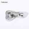 18K Gold Plated Brass Creative Closure Fasteners Lock Clasps Accessories For DIY Needlework Beads Pearls Jewelry Making Material