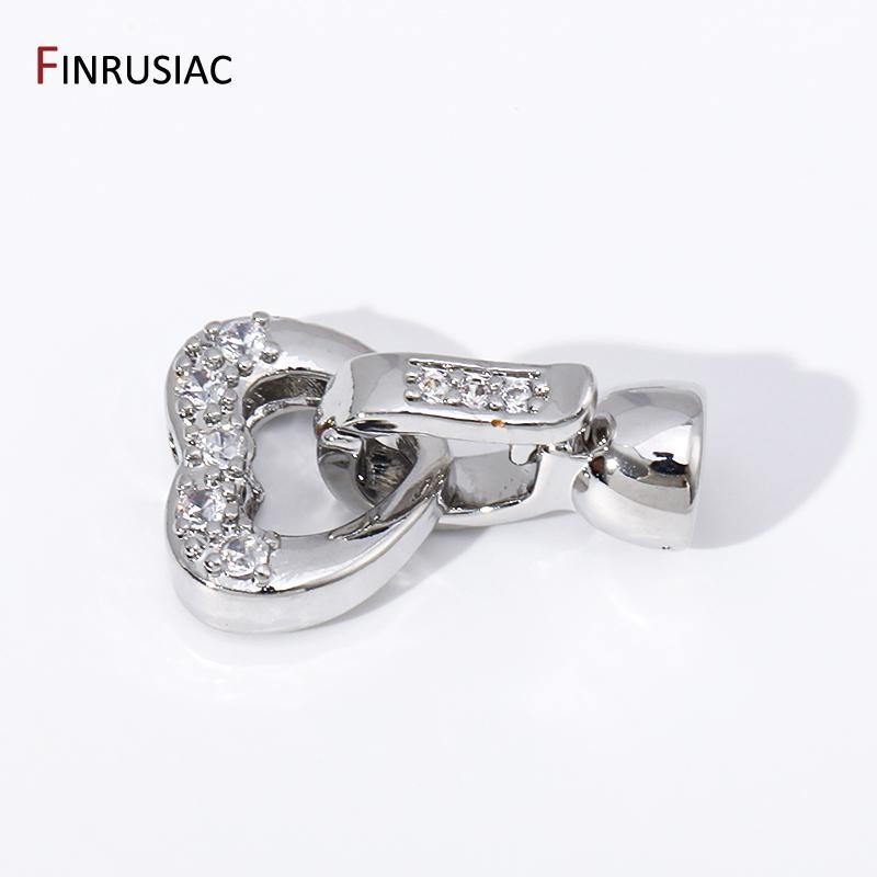 18K Gold Plated Brass Creative Closure Fasteners Lock Clasps Accessories For DIY Needlework Beads Pearls Jewelry Making Material