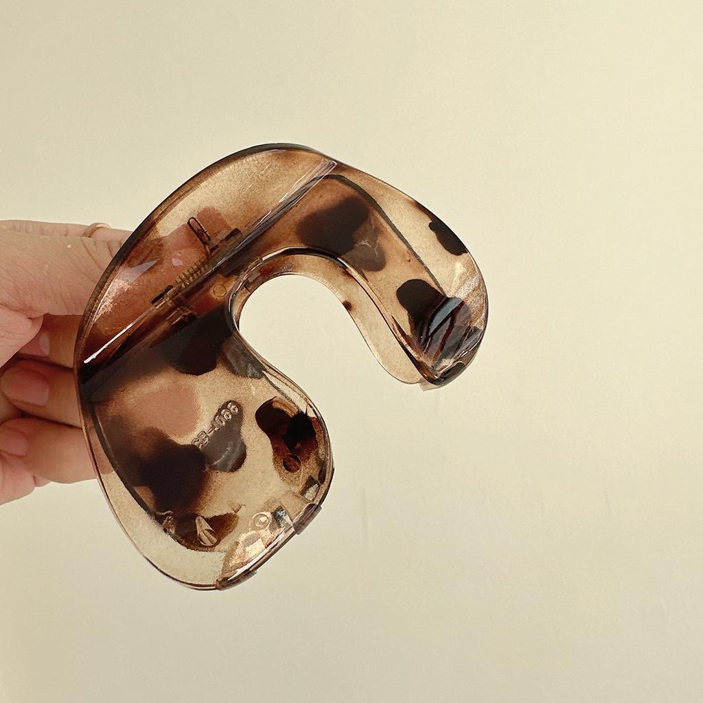 

French Vintage Hair Clip For Women Jelly Color Acrylic Hairpin Large Back Of Head Tie Hair Hair Grip Fashion Hair Accessories