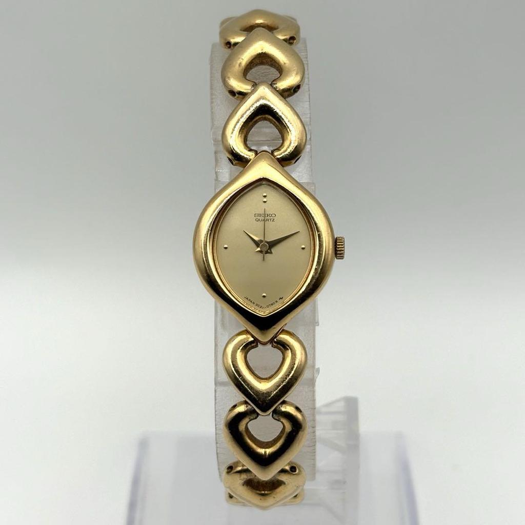 [USED] SEIKO Gold Quartz Women's Watch with GOLD Bracelet
