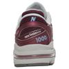 New Balance 1000 Monarch Burgundy Unisex Tenisky Červená Světle-Stříbrná-Metalická Stále-Voda M1000Q