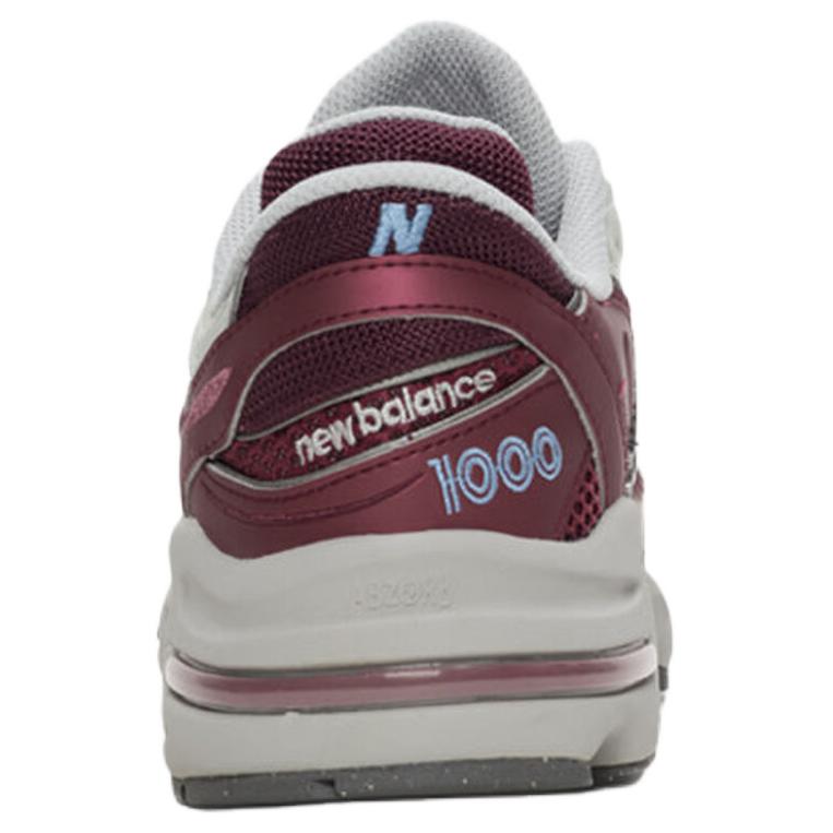 New Balance 1000 Monarch Burgundy Unisex Tenisky Červená Světle-Stříbrná-Metalická Stále-Voda M1000Q