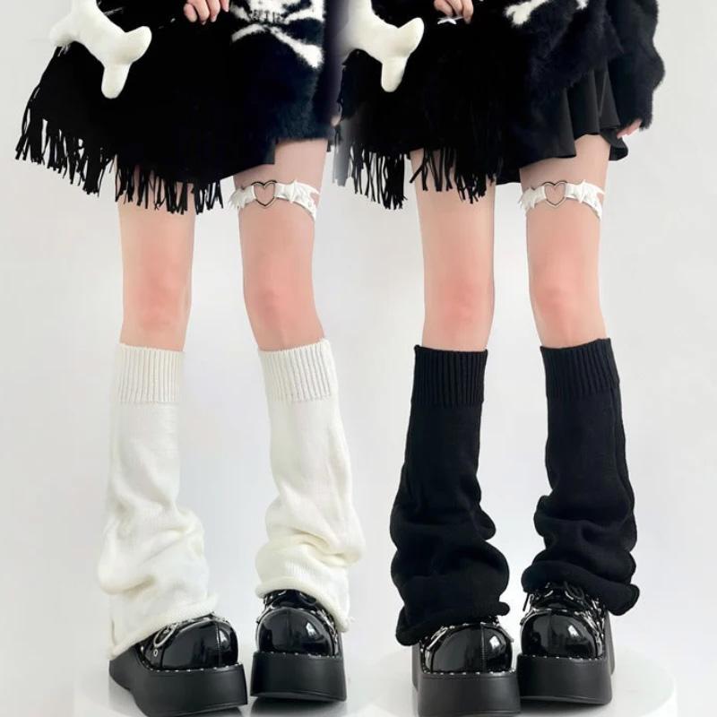 1 Pair Leg Warmer New Japanese Knit Socks Calf Gaiters Heap Heap Socks Cute Lolita Socks Sweet Girl Knitted Foot Cover