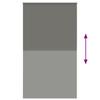 Blackout Roller Blind Grey 125x230 cm Fabric Width 121.6 cm Polyester