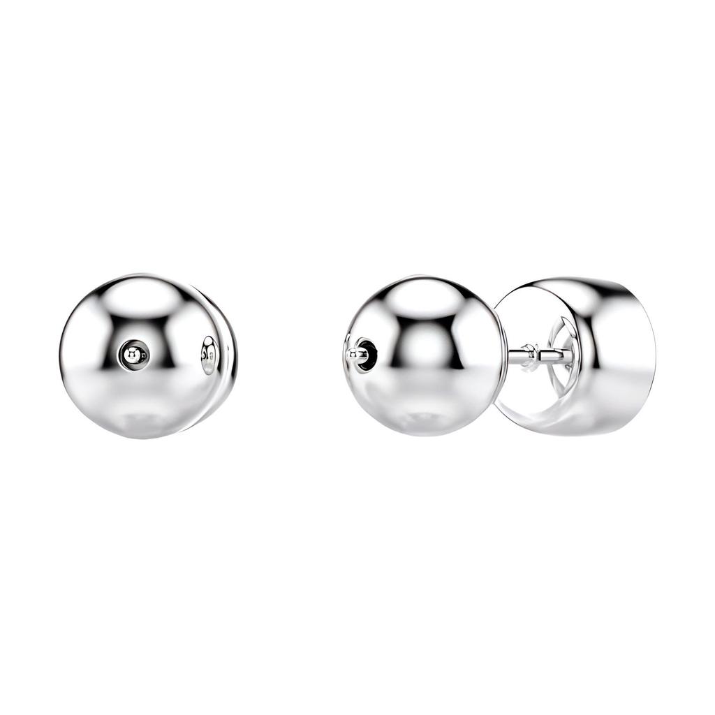 Swarovski Imber Single Round Crystal Stud Earrings Women Earrings Silver 5696073