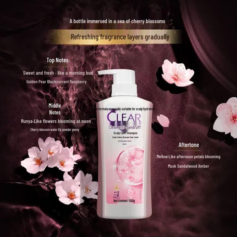 Clear Sakura Refreshing Anti-Dandruff Shampoo