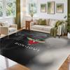 Bon Jovi Design Crystal Velvet Rug Soft Decorative Mat for Bedroom Entrance