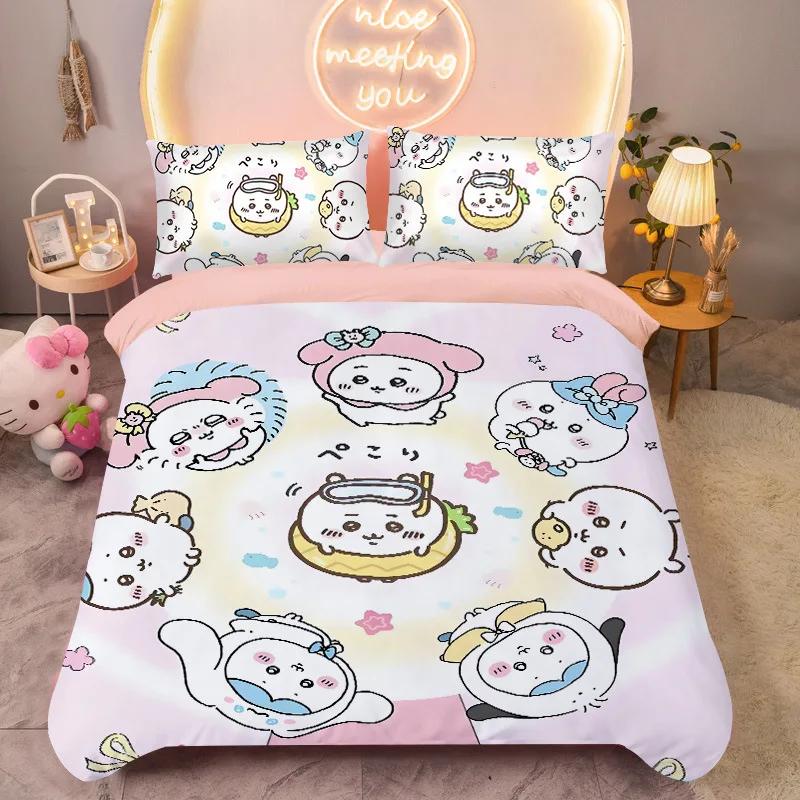 

Постельный комплект Красочный принт Полиэстер Студенческое общежитие Простыня Пододеяльник Детский подарок Домашний текстиль Декоративный EU Twin 135x200cm