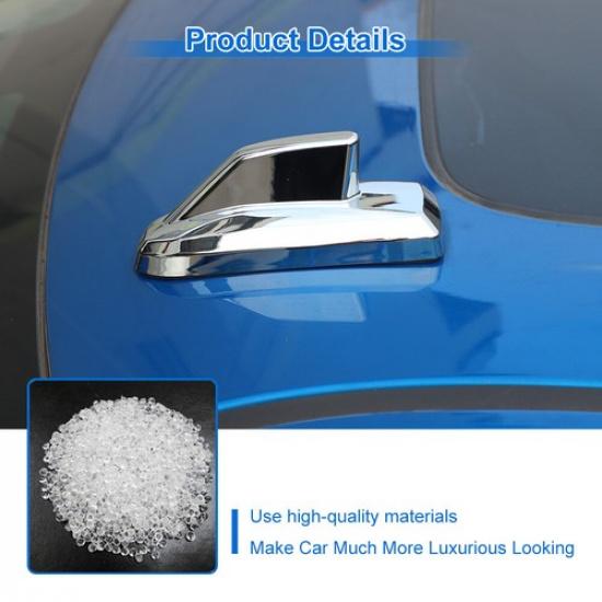 Chrome Front Top signal Antenna Cover Trim Exterior For 19+ Chevy Silverado GMC