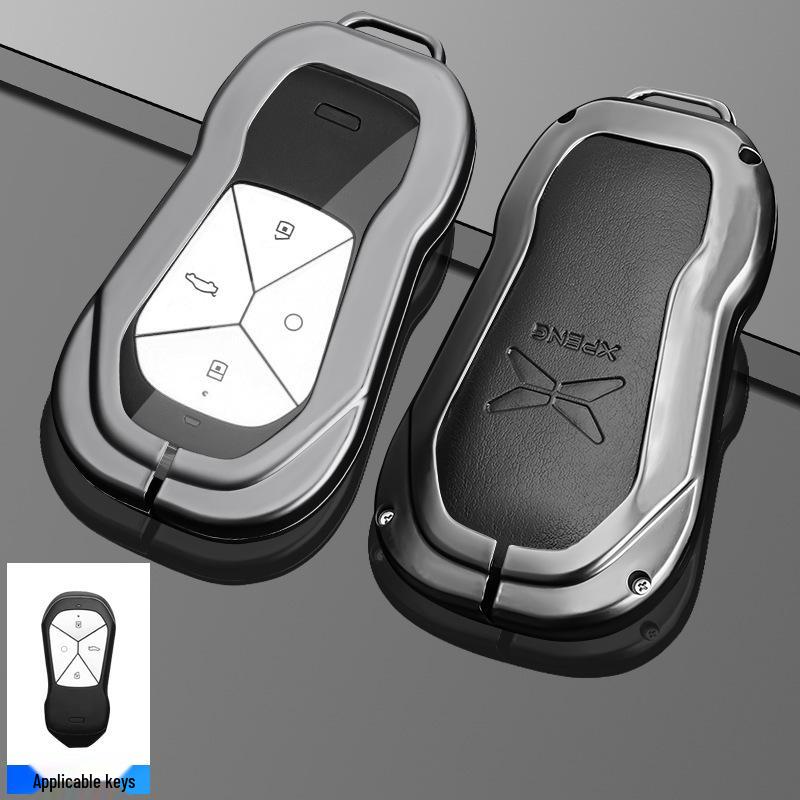 

Xpeng Car Key Case for Models G3i, P7i, P5, G9, G3i, G6 - Protective Shell & Buckle Bag
