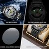 Binbang European & American Oversized Hollow Carved Men's Fashion Waterproof Casual Watch