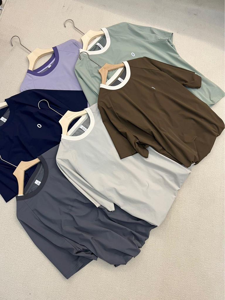 Quick-Dry Breathable Open Back Mesh Loose Outdoor Short-Sleeve T-Shirt