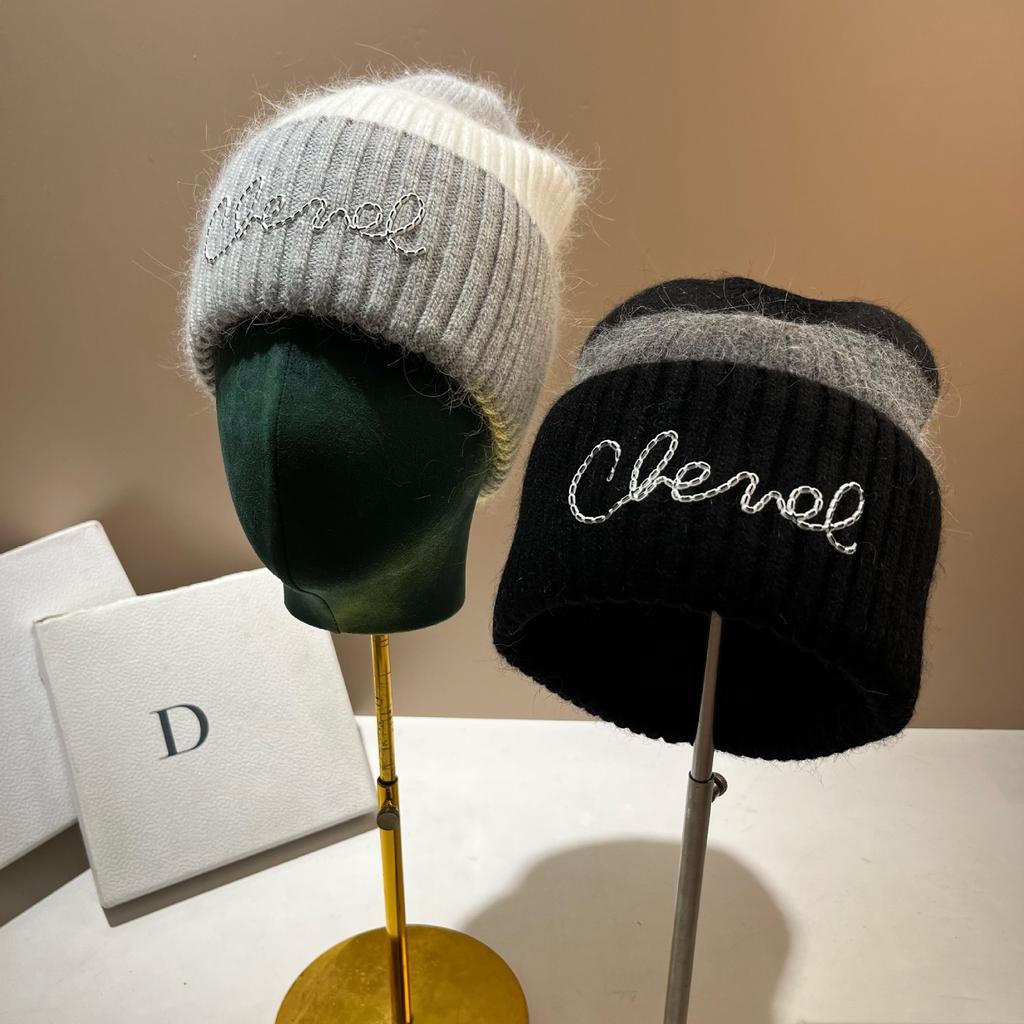 Russia Winter Warm Angora Long Rabbit Hair Knitted Hat Sweet Small Fragrant Soft Waxy Wool Ear Hat