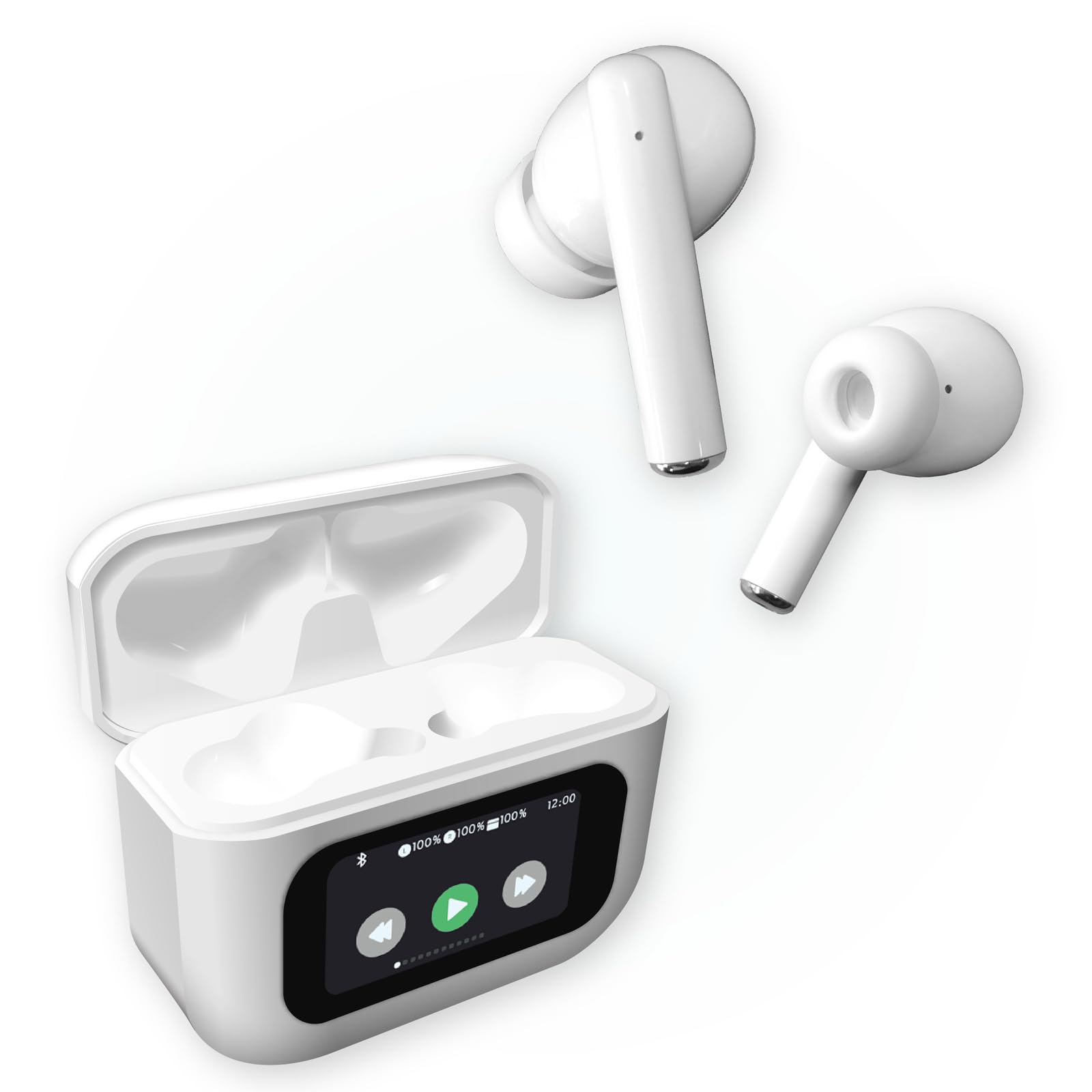 

Kashimura [Operate via display] Touchscreen charging case True wireless earphones Enjoy music, calls, and find your earphones BL-136