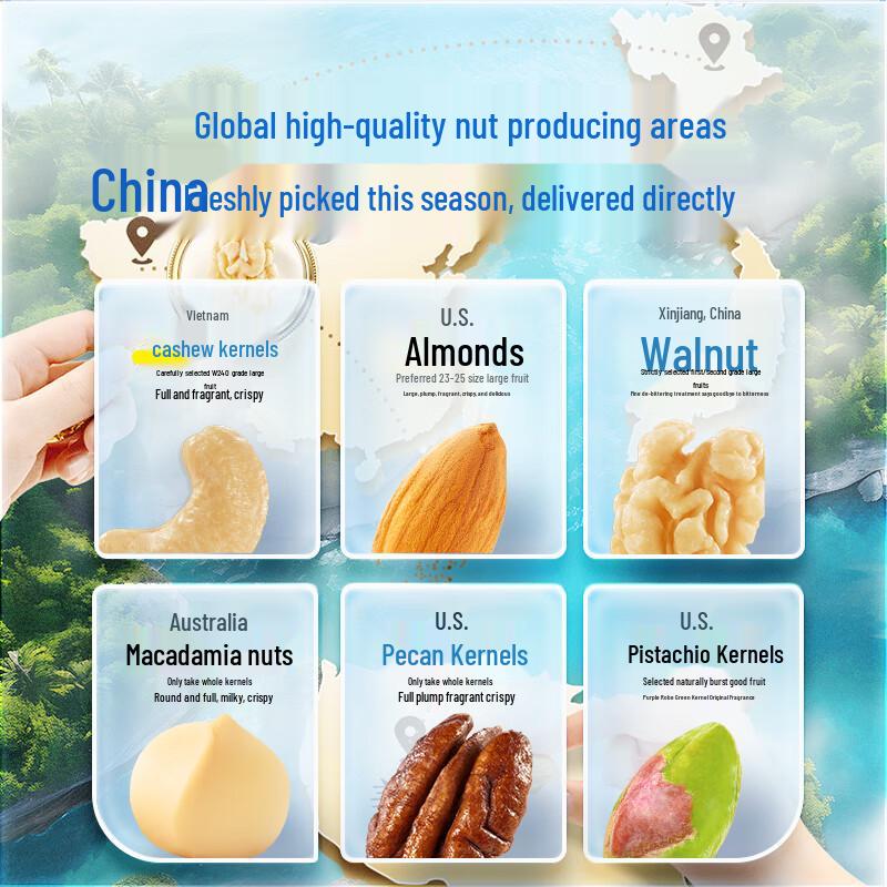 Little Deer Blue Kids Daily Nuts Snack