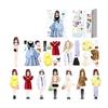Pretend Play Magnetic Dress Up Dolls Magnet Clothes Girls Princess Stickers  Birthday Gift