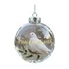 Christmas Ornament Christmas Tree Bird Spherical Decorative Pendant Snowflake Ornament Holiday Tree Decoration