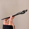 Traditional Sandalwood Hairpin for Chinese Cheongsam & Hanfu Updo