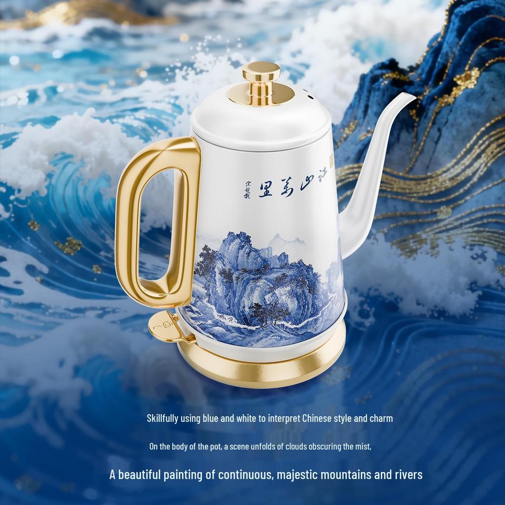 Jin Zao Forbidden City Palace Edition Electric Kettle for Home & Office Tea Making - Special Gift