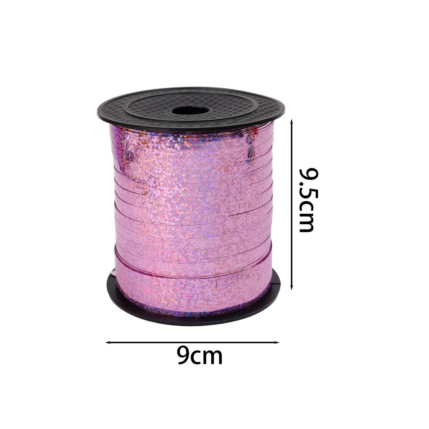 

Foil Balloon Laser Ribbon DIY Rainbow Balloon Strings Party Gifts Supplies Shiny Curling Birthday Party Wedding Decoration 1roll(200M)