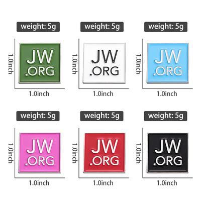 JW.ORG Spille Smaltate Personalizzate Spille Gesù Spillette da Bavero Cartoni Animati Colorate Semplici Gioielli Regalo per Bambini Amici