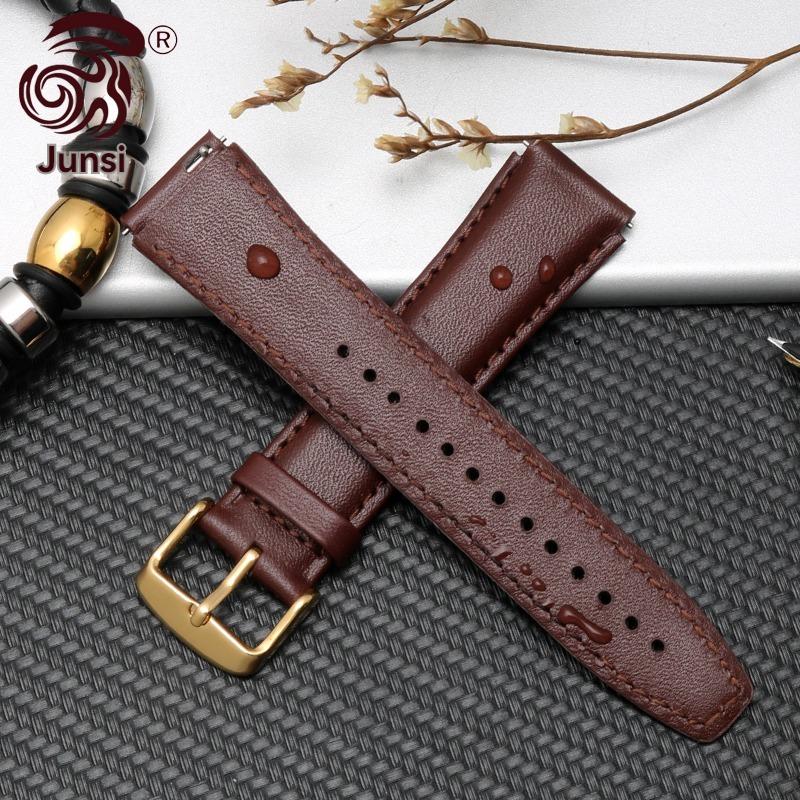 For Huawei Watch GT4 strap Calfskin sports watch New Cowhide fashionable 41mm leather replacement wristband accessories 18mm