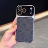 iPhone 17 Pro Max Crocodile Pattern Case with Apple 16 Lens Film & Soft Edge