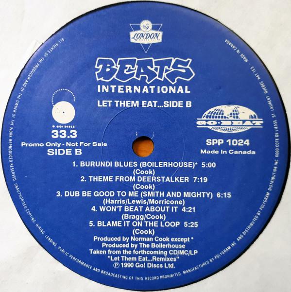 

Виниловая пластинка BEATS INTERNATIONAL Let Them Eat... Сторона Б SPP1024 London Records 1990 Канада Танцевальная Электроника Б/у