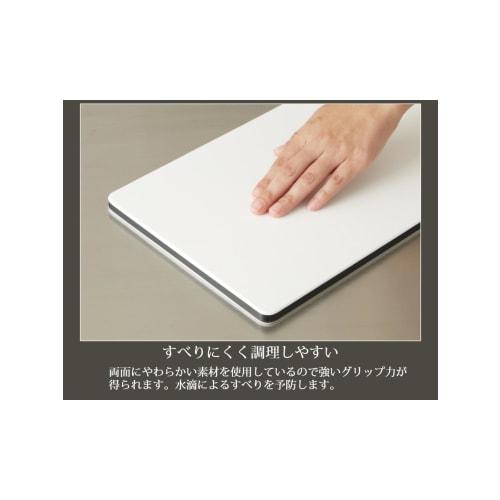 Excellent quality soft heat-resistant antibacterial cutting board, large, brown, 400 x 250 x H13